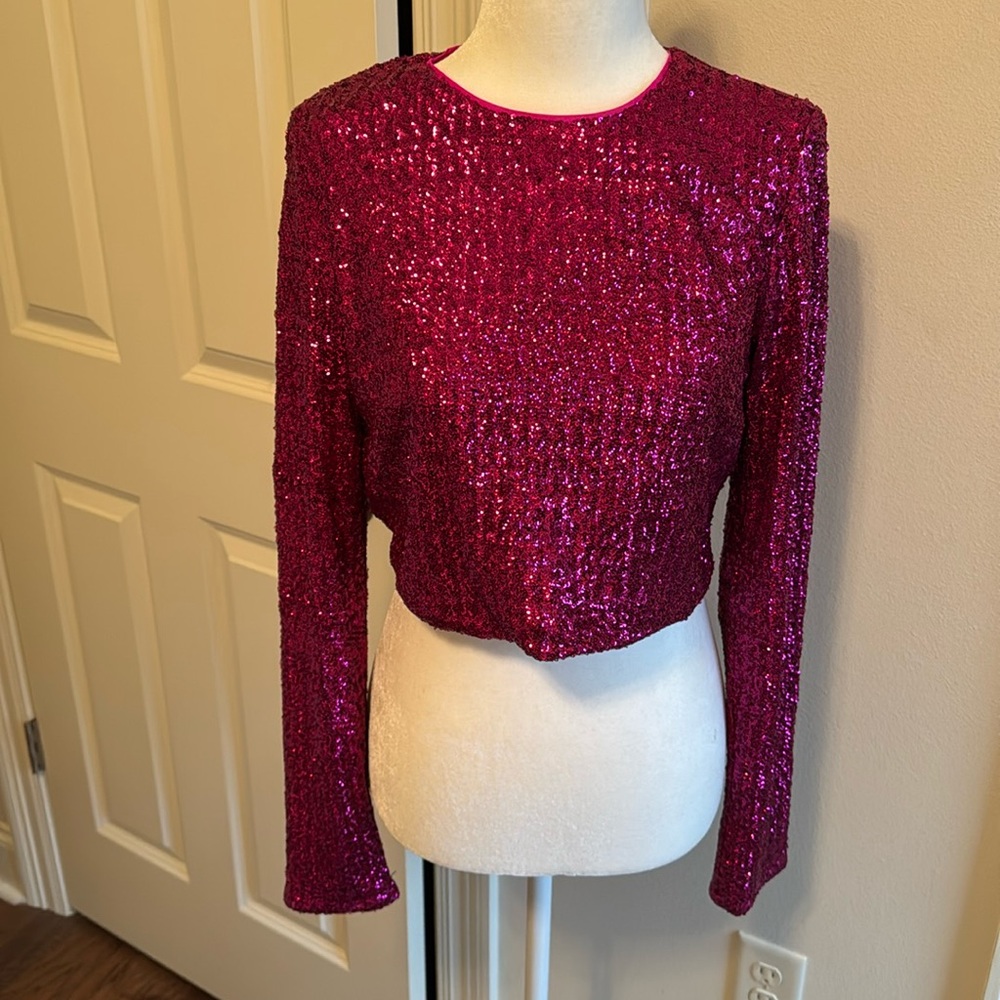 Sequin top